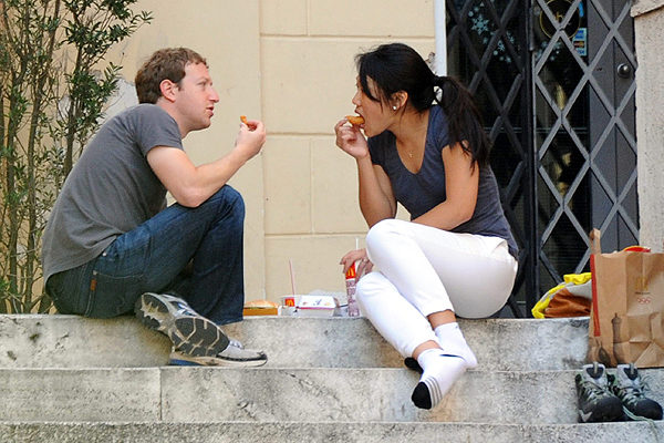 NO WEB NO BLOG UNTIL JUNE 2ND 2012   Rep.98443      Roma/Italy   May 27th, 2012  
Exclusive/No Credit
Mark Zuckerberg and Priscilla Chan honeymoon in Rome.  They visited the Colisseum in the early morning at 8.00 am to avoid confusion. They was lined up waiting for the opening of the Coliseum. Then they visited the Romn Forum. At lunch they went to macdonald?s and bought the chees burger and coke and sat down to eat on the steps Mignanelli, next the Spain steps square. Mark ha san armed escort of 4 bodyguards always present.  

Mark Zuckerberg;Priscilla Chan (Mark Zuckerberg's wife)All Over Press